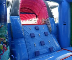 3D Shark Bite Combo Jumping Castle