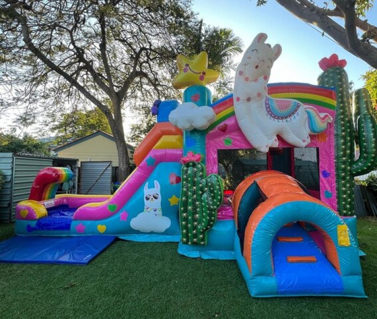 3D Leaping Llama Combo Jumping Castle