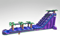 23m Purple Crush Dual Lane Waterslide