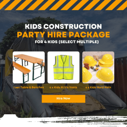 Kids Construction Hire Package (4 kids/package)