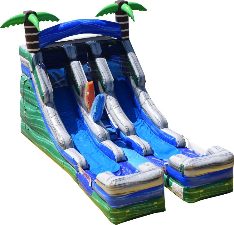 Hawaiian Dual Lane Waterslide