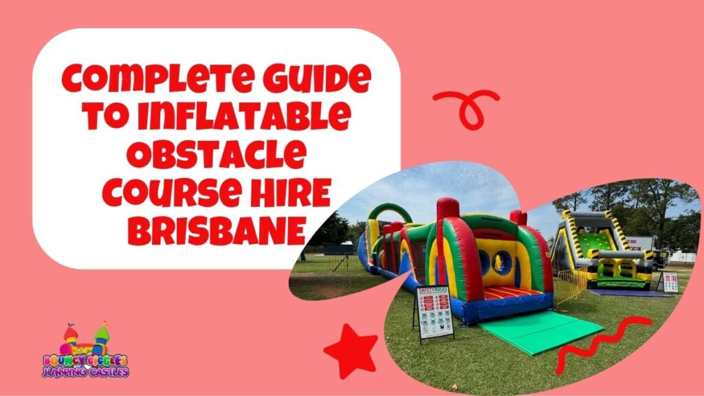 An example of an Inflatable Obstacle Course Brisbane
