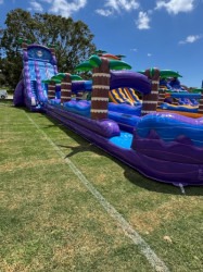 23m20Purple20Crush20Waterslide20hire20Brisbane20Logan20Gold 1 23m Purple Crush Dual Lane Waterslide