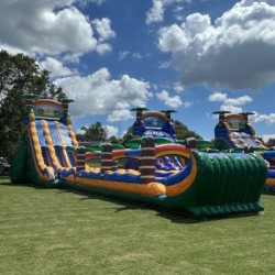 23m Tiki Rampage Dual Lane Waterslide